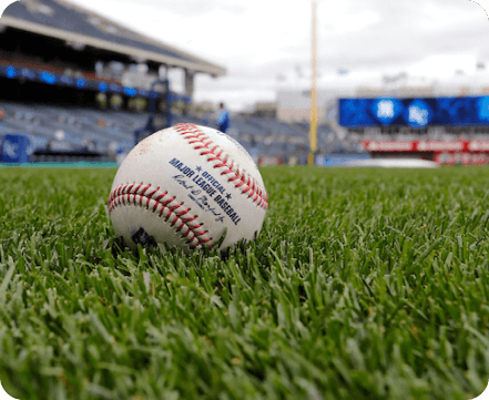 MLB baseball at a stadium